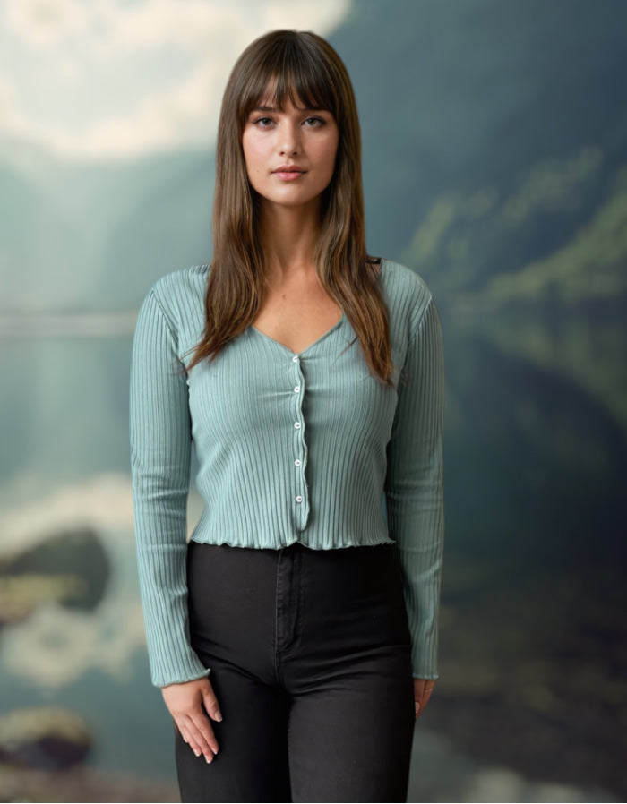 Blusa dalia - Color verde