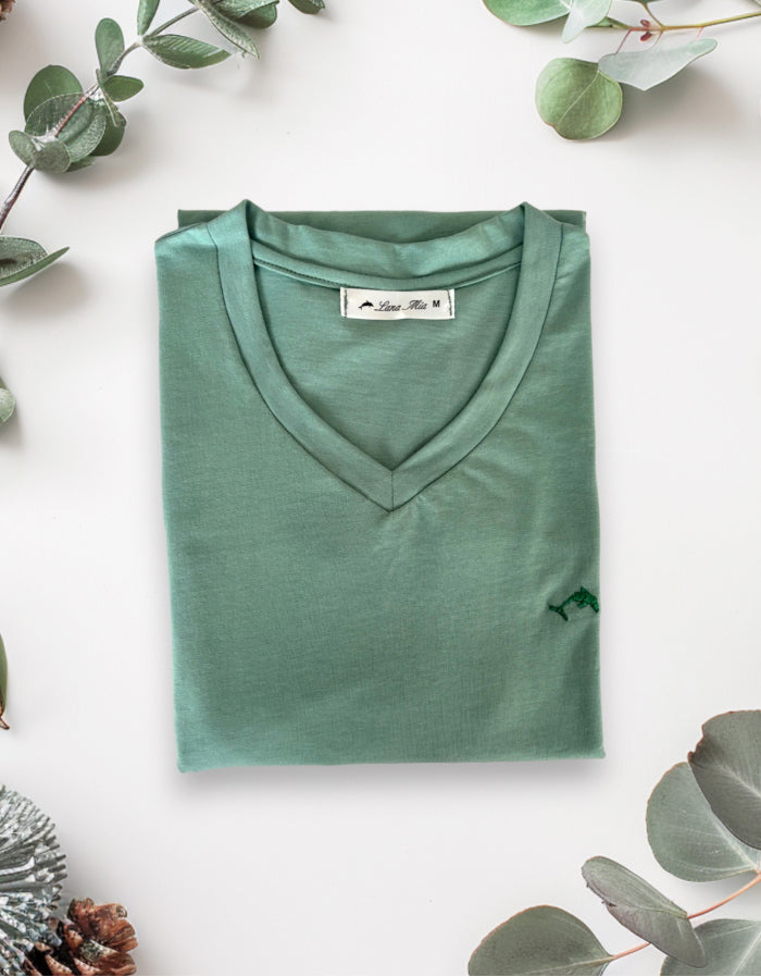 Camiseta abedul - Color verde