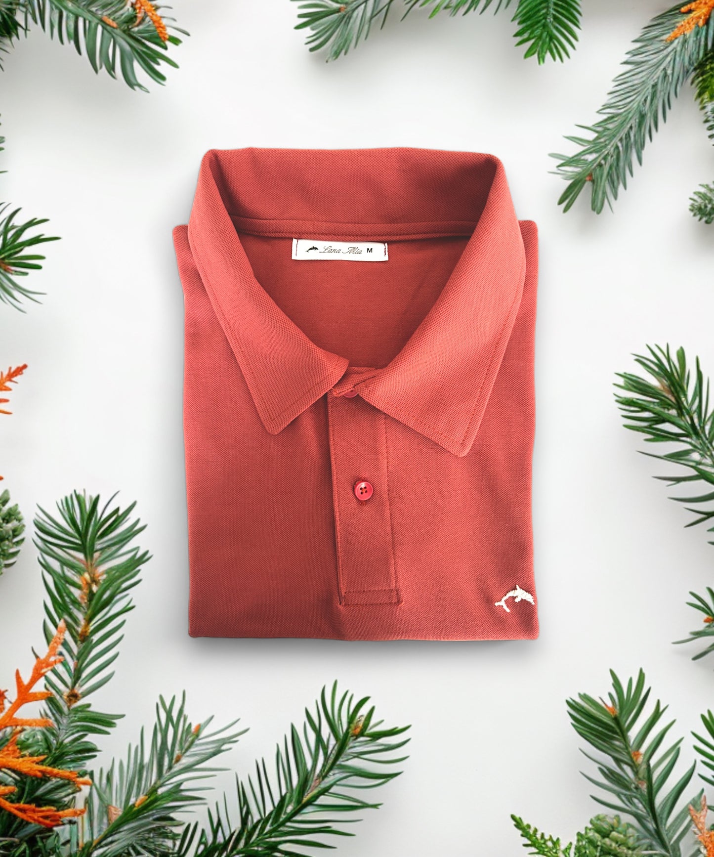 Camiseta pino - Color terracota